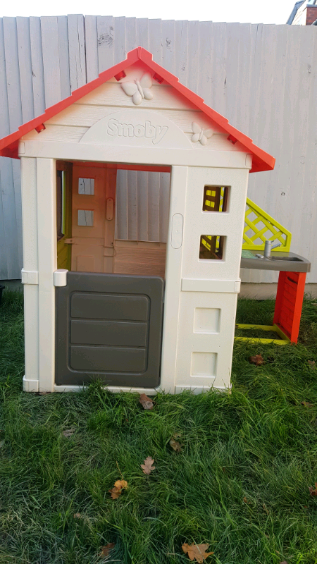 smoby nature playhouse with kitchen